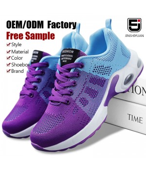 813 New style Casual Comfortable Knitting Fabric sport shoes for women Breathable Shoes last Ladies Shoes